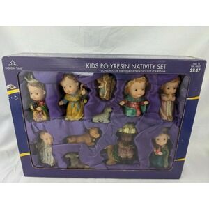 Walmart Kids Polyresin Nativity Set of 11‎